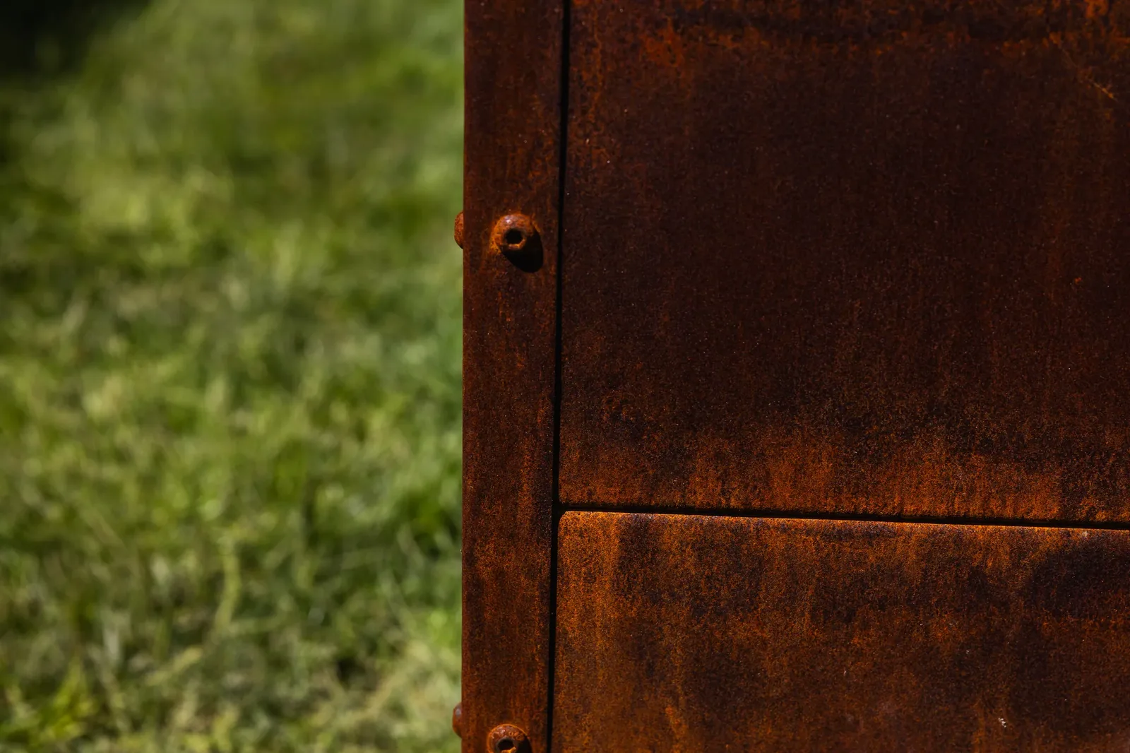 Makro posnetek Corten patine